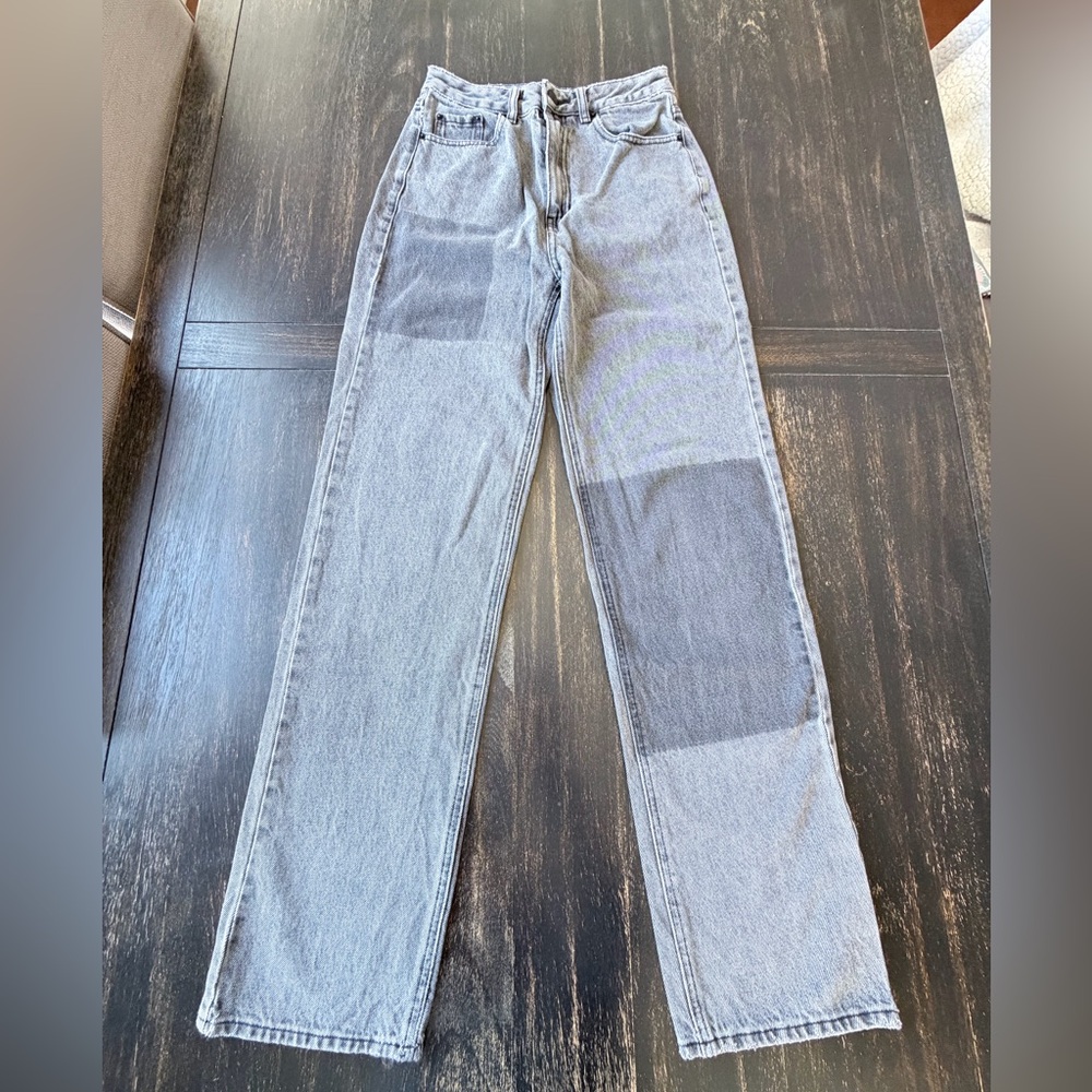 Palazzo Color Blocked Detail  Straight Leg Cut Highrise Waist. Size 26